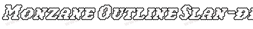 Monzane Outline Slan字体转换